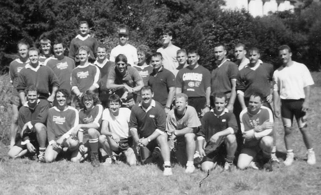 1991 in Simmonswald mit unseren Franko-Kanadischen Freunden